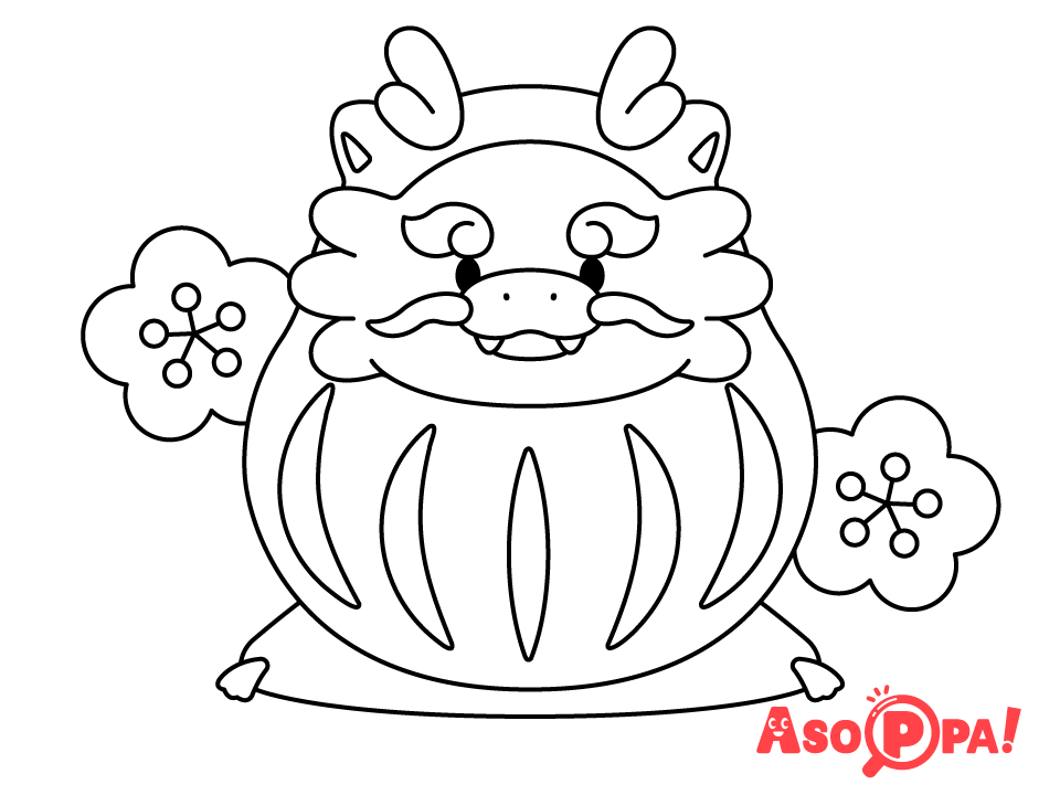 1月のぬり絵雪あそび・お正月 プリント配付ＯＫ みんなの教育技術