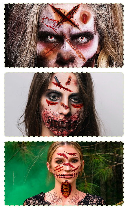 ハロウィン 人生初の“カラコン”でゾンビメイクを盛ってみた！ – ホラー通信