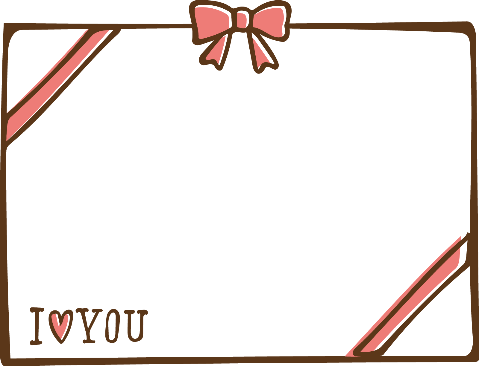 バレンタインのモチーフの動画用フレーム・ハート型チョコにLOVEと刻まれたかわいいイラス イラストボックス「プレミアム」テンプレート