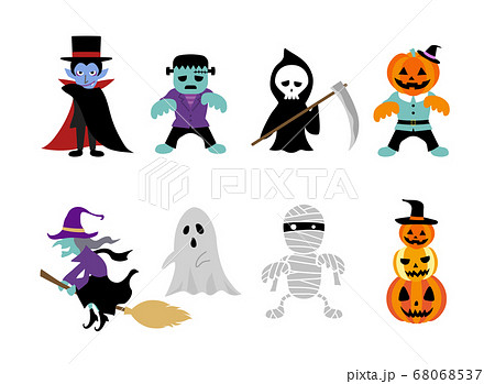 ハロウィーン仮装する子供1無料イラスト素材素材ラボ
