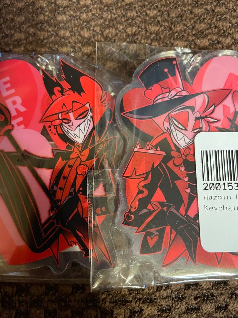 ハズビンホテル アラスター アクリルキーホルダー 公式 バレンタイン 2025 アラスター バレンタインハズビンホテル・アクキー3