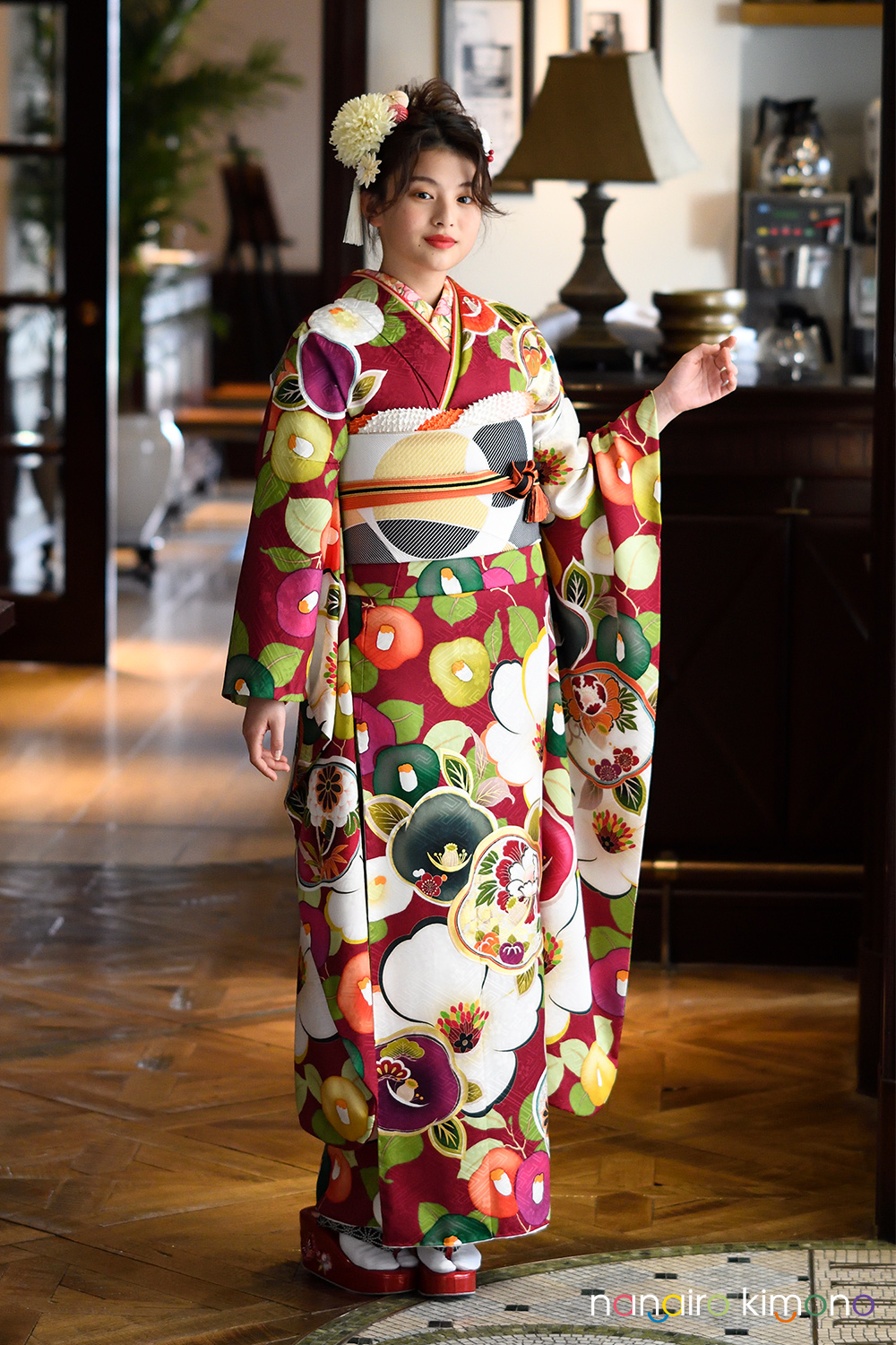 レトロの振袖成人式の振袖レンタルなら京都きもの友禅