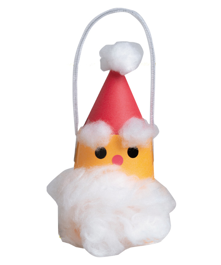 もしゃもしゃヒゲのサンタクロース〜アレンジ自在の製作遊び〜保育と遊びのプラットフォーム ほいくる