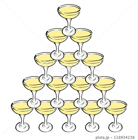 シャンパンファイトのイラストかわいいフリー素材集 いらすとや