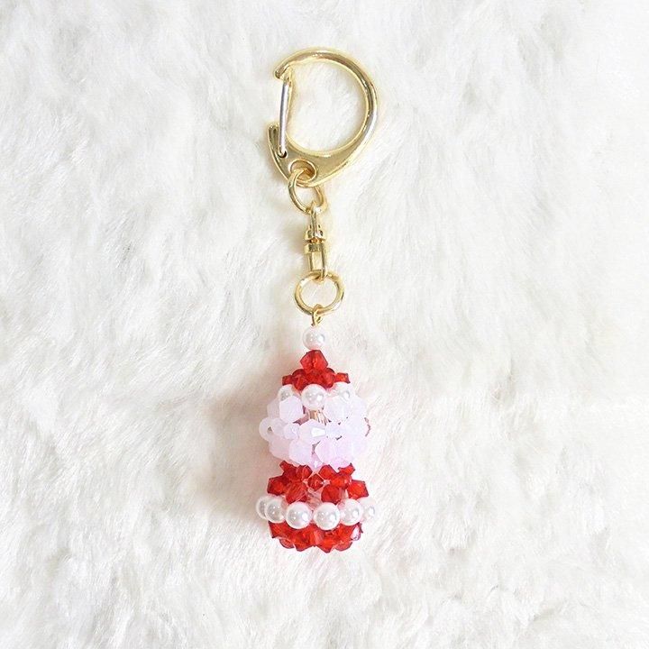 サン・びーどるオリジナルフラワーカットビーズで作るクリスマスツリーグリーン X-2B - シードビーズ・パーツ・ビーズステッチ資材専門店 サン・びーどる