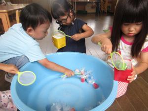 子供の手作りお祭り屋台！ 金魚すくい 射的 駄菓子 本格ごっこ遊び大阪の絵画教室・お絵描き教室モネスク