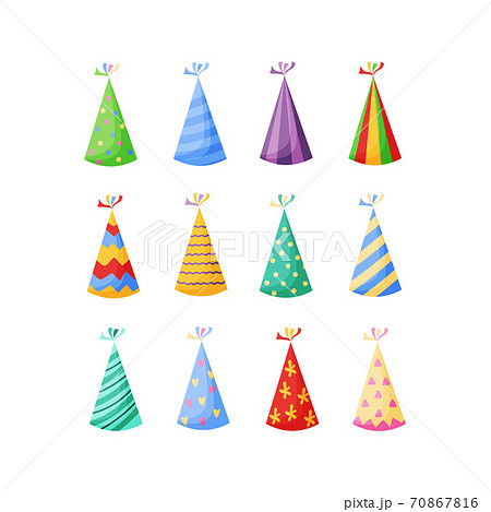 立体 バースデーハット 漫画 立体バースデーハットパターン図イラスト画像とPNGフリー素材透過の無料ダウンロード - Pngtree