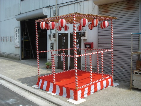 IMRのレンタル商品 やぐらレンタル 盆踊りやぐらレンタル