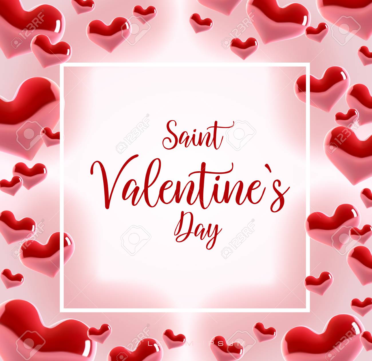 冬の枠 フレーム無料イラストバレンタインカード 38494素材Good