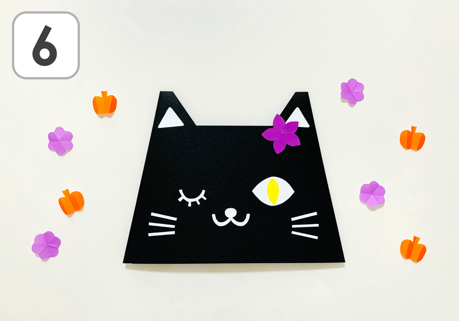 ハロウィン手作り制作 ～かぼちゃとオバケのとんがり帽子～かすみそうブログ