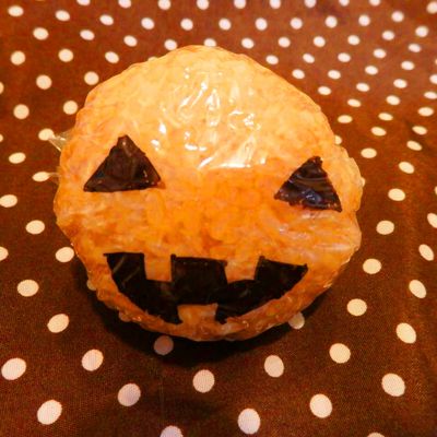 ハロウィンおばけのおにぎり