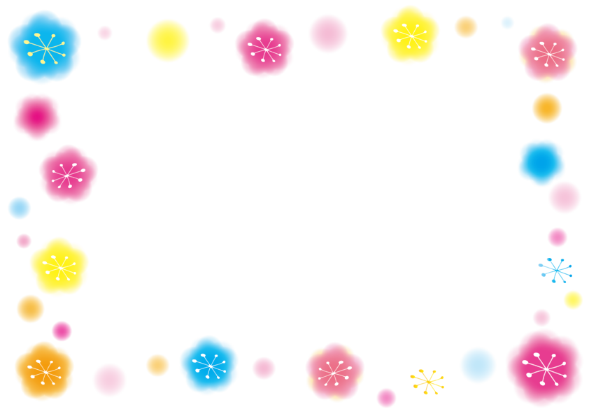 お正月・コマのフレーム飾り枠イラスト無料のフリー素材 イラストエイト