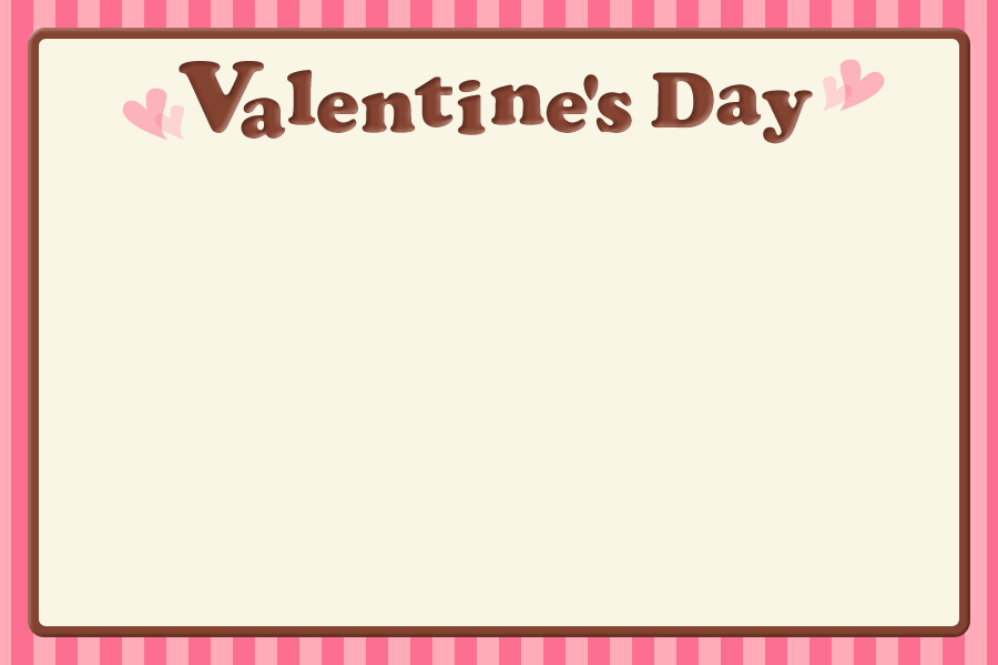 バレンタイン かわいいハートフレーム 背景 イラスト素材6574675- フォトライブラリ