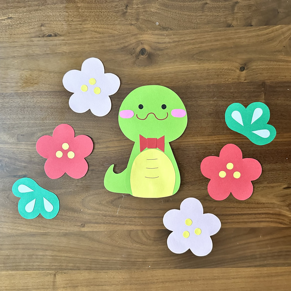 お正月飾り はごいた をおりがみと画用紙だけでつくる