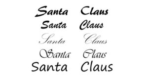 サンタとミセス・サンタのサインpure soul 