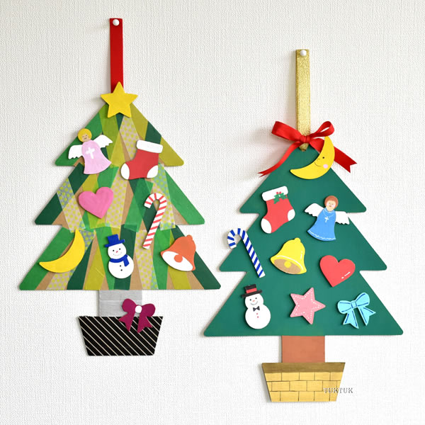 クリスマスツリーとサンタクロース高齢者・子供用無料クリスマ塗り絵プリントぬり絵の力