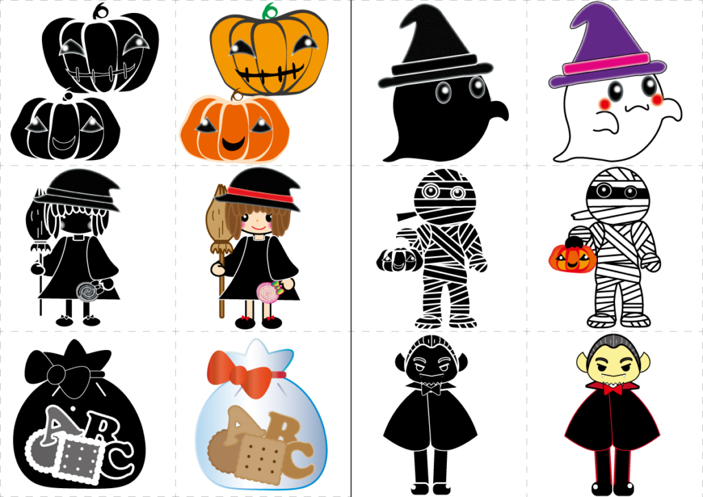 パネルシアター くいしんぼうおばけ ハロウィン シルエットクイズ 保育教材秋 おもちゃ・人形 かめぴょん☺︎ 保育シアター専門店 通販16547598Creema クリーマ