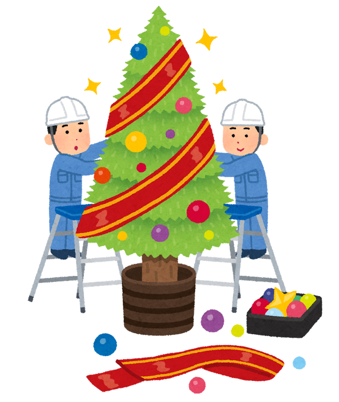 クリスマスツリーのイラストゆるくてかわいい無料イラスト・アイコン素材屋「ぴよたそ」