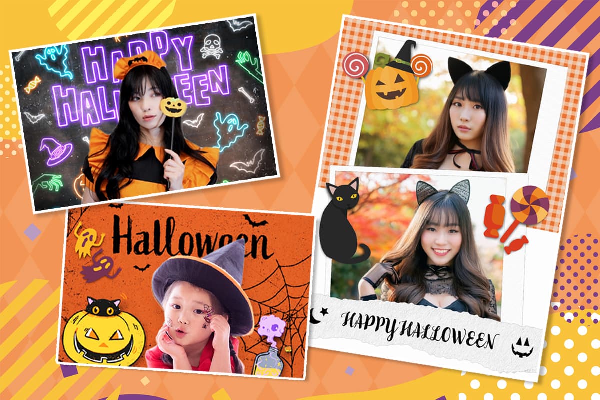 仮装しなくても手軽にハロウィン気分！スタンプ＆フレームでハロウィン画像がつくれる「ピコスイート」PINTOスタジオアリス