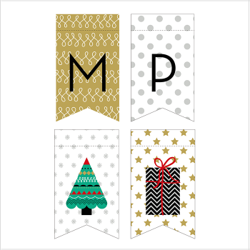 クリスマス直前準備手作りガーランド無料テンプレートARCH DAYS