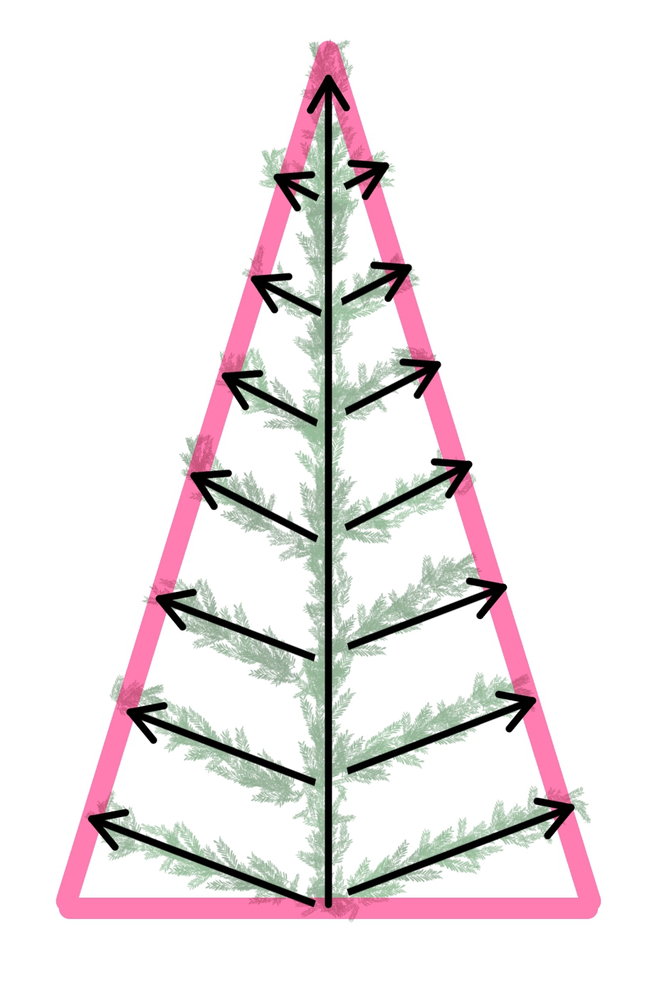 クリスマスツリーの絵〜クリスマスイラスト簡単かわいい書き方 - YouTube