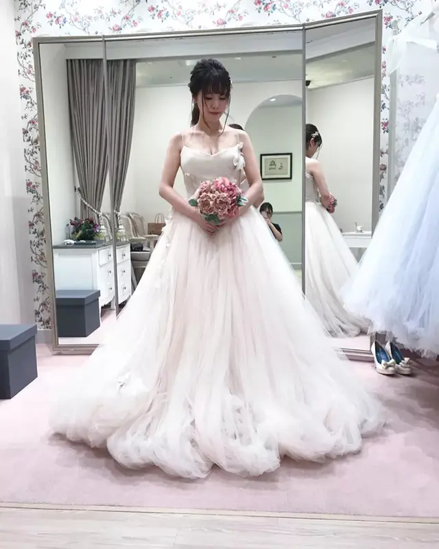 レンタルウェディングドレス プリンセスマリーウェディングドレス ウェディングドレス工房てくまりんぼ