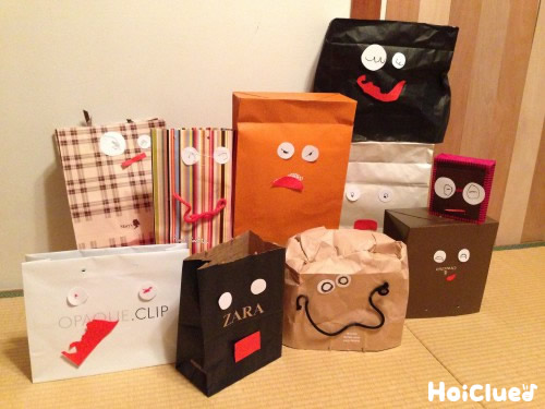 ハロウィンバッグ ハロウィンバッグ製作」にじいろ保育園ブログ