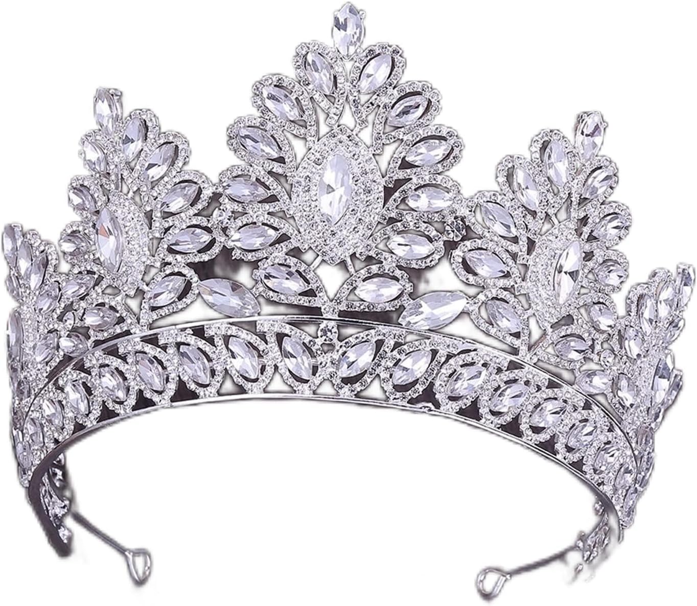 黒髪ダウン×クラウンティアラの結婚式ヘアアレンジTikTok