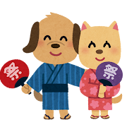 フリーイラスト提灯と花火大会の背景でアハ体験GAHAG著作権フリー写真・イラスト素材集 - GAHAG著作権フリー写真・イラスト 素材集