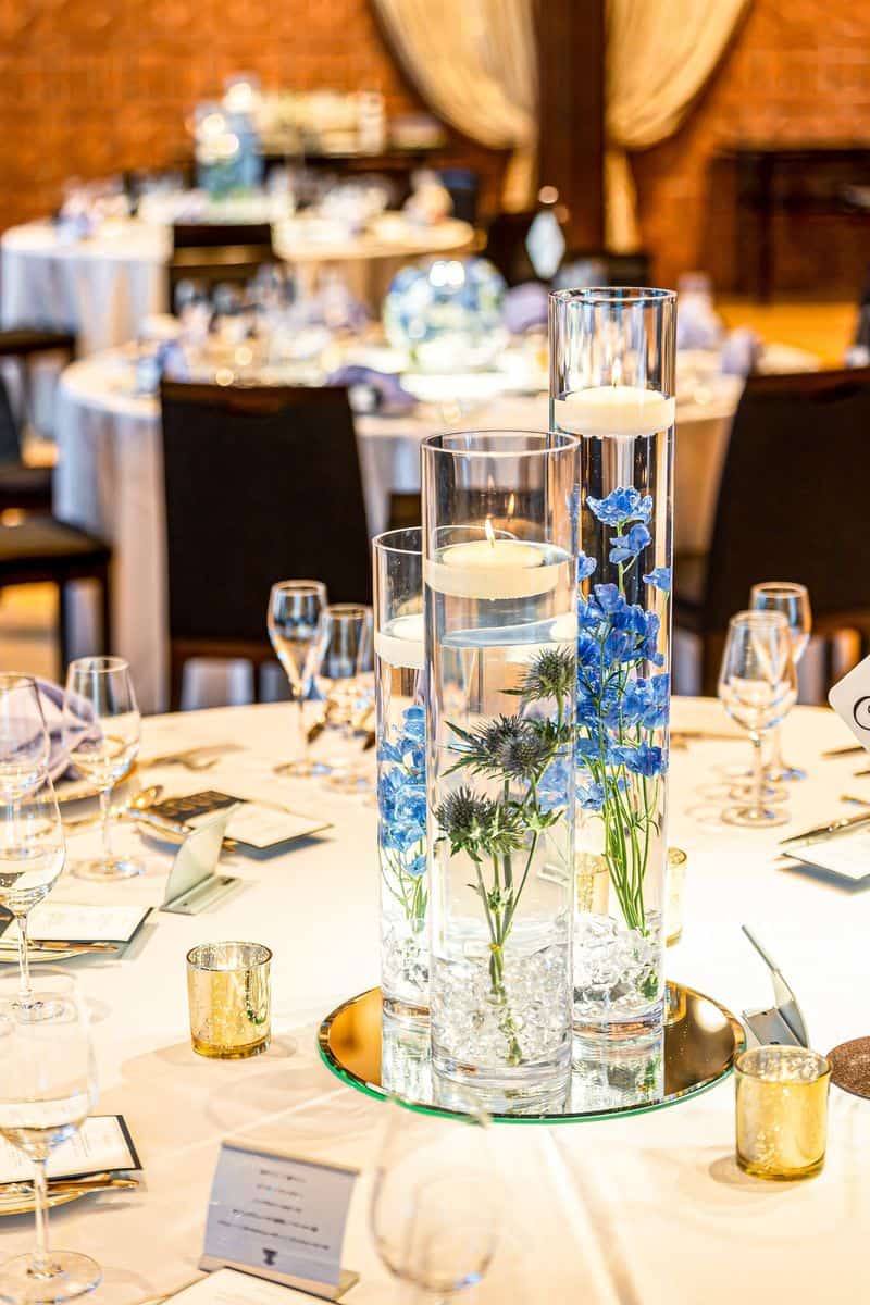 ナチュラルな雰囲気を!! ゲストテーブル装花～ラ・シェーブル・ドール編～宮の森迎賓館ウエディングBLOG