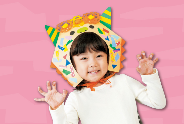 保育園 2月製作「鬼のお面」紙皿アイデア2種！簡単「折り紙の鬼」折り方の紹介保育士のお仕事静岡