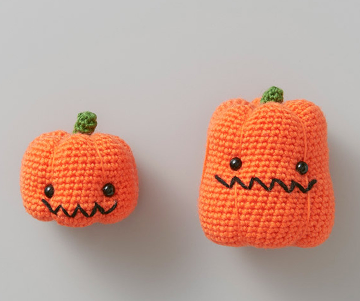 ハロウィン 帽子 8枚セット かぎ編み モチーフパーツ