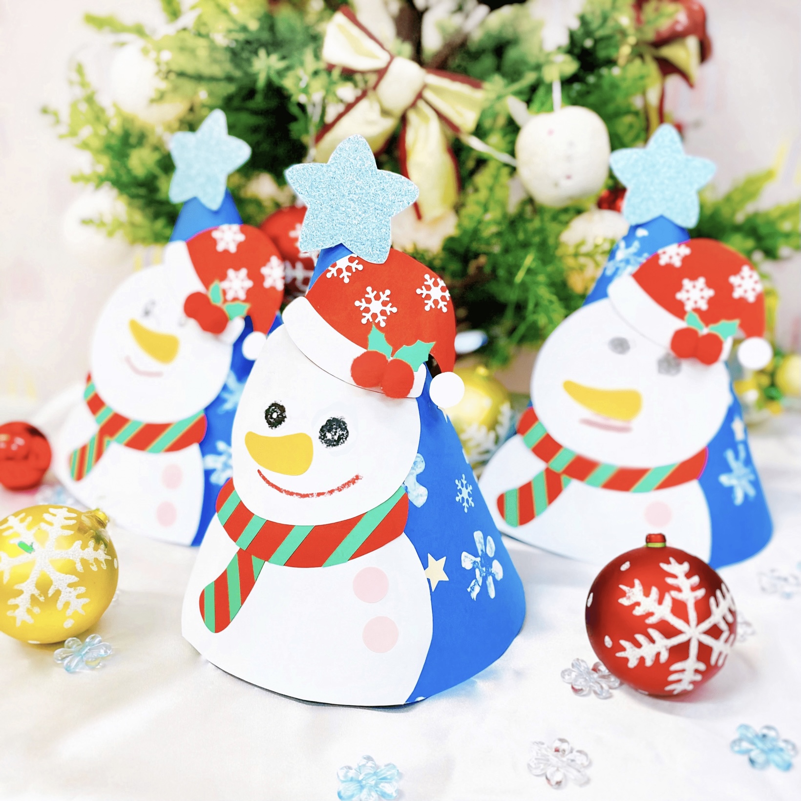 クリスマス制作 帽子2022 12 – 家事・保育・介護サポートの株式会社ポレ・ポレ