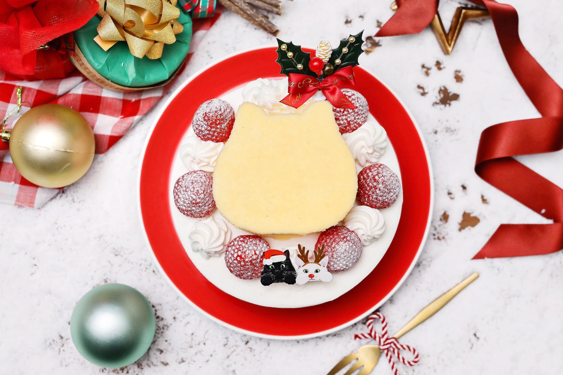 ダルチアーノ アイスケーキねこ 4.5号 ハロウィン2025 クリスマス2025 da Luciano-ダ ルチアーノ-Cake.jp