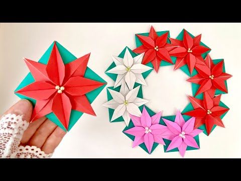 クリスマス折り紙まとめ 1枚で子どもも簡単に作れるクリスマス飾り・工程を画像で紹介保育士・幼稚園教諭のための情報メディア ほいくis ほいくいず