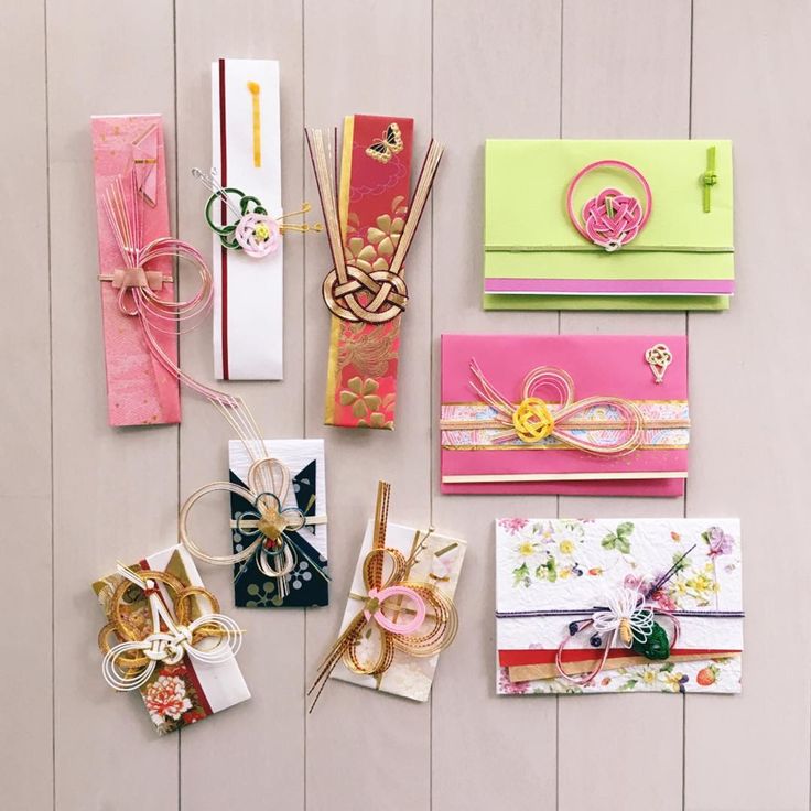 ご祝儀袋をリメイクpartⅡ☆*～ポチ袋や封筒の作り方～「Strawberry」