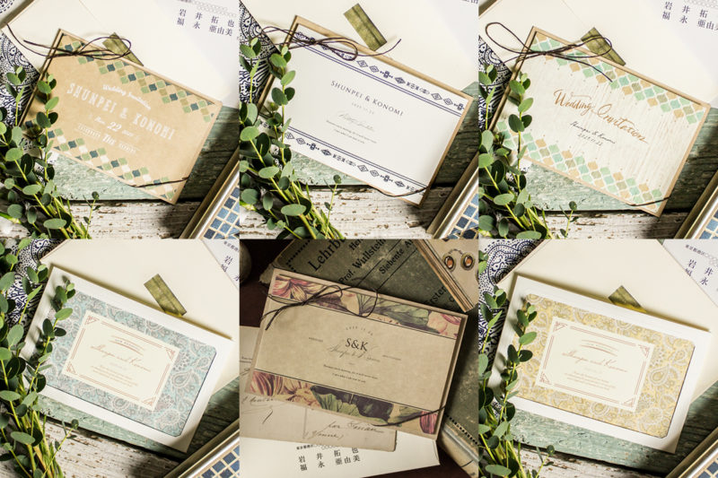 ASH WHITE招待状 結婚式・ウェディングペーパーアイテム・海外風