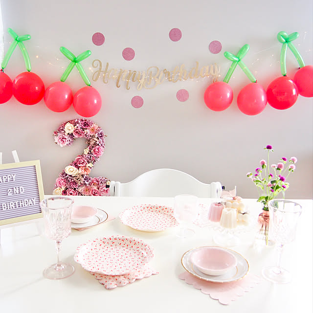 セリア・ダイソー ALL100均♡15分で作れる誕生日飾り