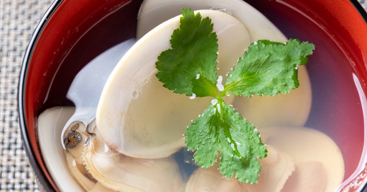 ❀ひな祭り❀はまぐりのお吸い物