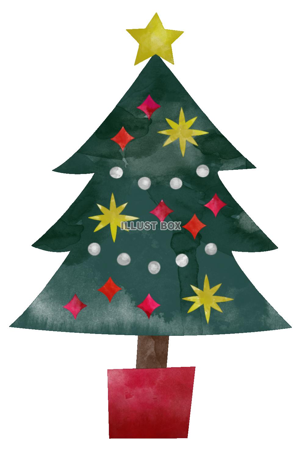 クリスマスツリーの無料フリーイラスト - イラストストック