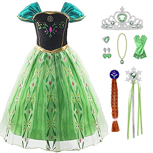 エルサ ドレス アナ雪 子供 コスプレ 衣装 プリンセス ハロウィン 仮装 キッズ 豪華9点 クリスマス : サニーデイズ - 通販 -Yahoo!ショッピング