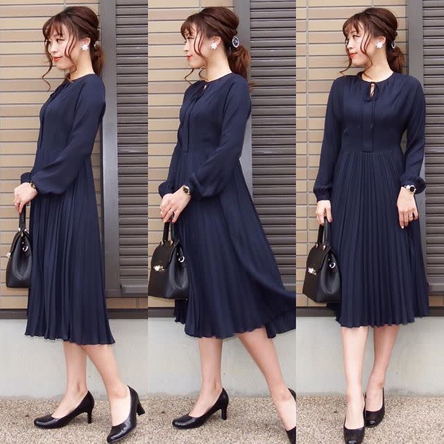 ネイビーワンピースに合う靴は？おすすめの色とおしゃれコーデ10選