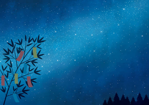 まとめ 七夕のフリーイラスト素材集イラストイメージ