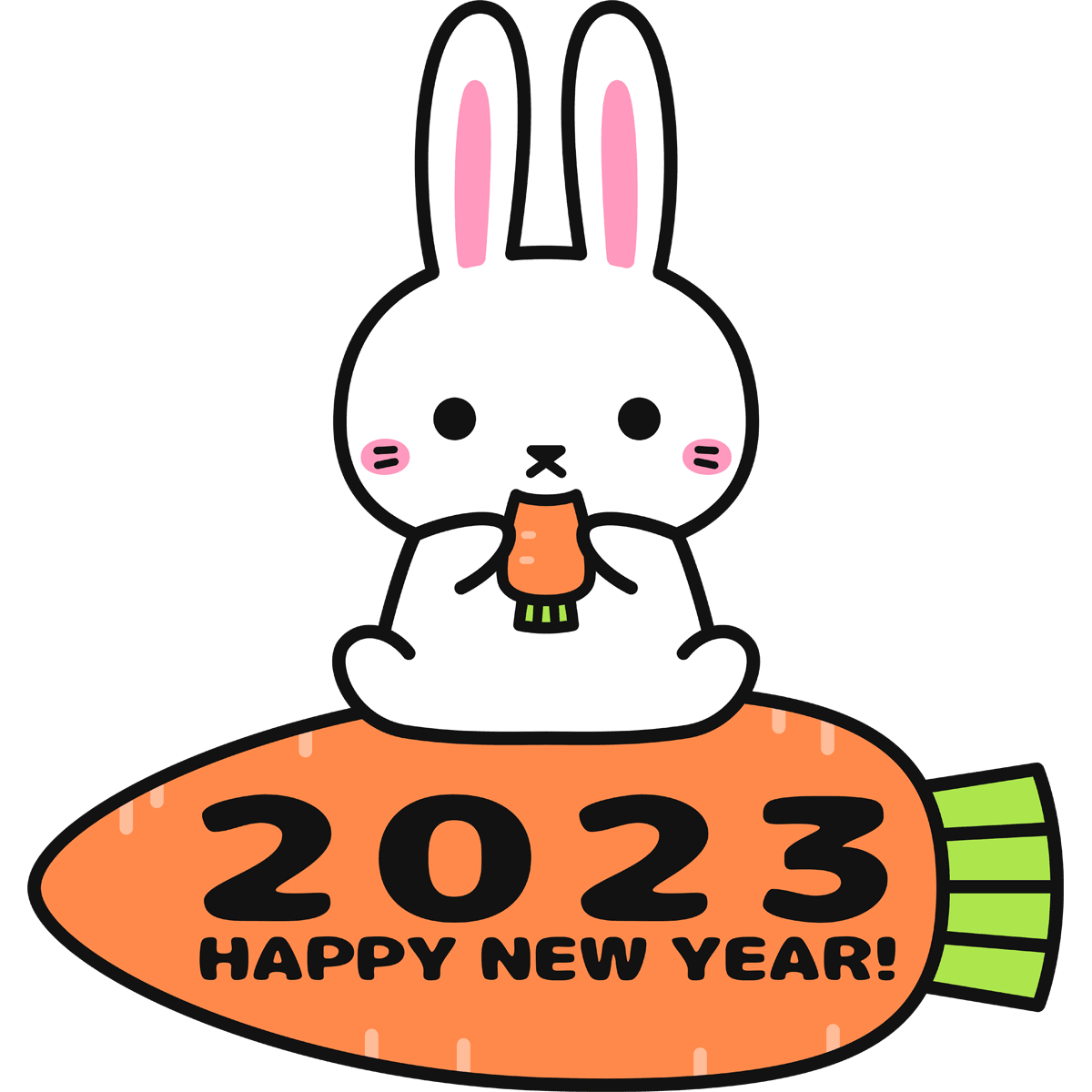 干支・卯 ウサギのかわいい年賀状イラスト素材集 2023年Web素材All About