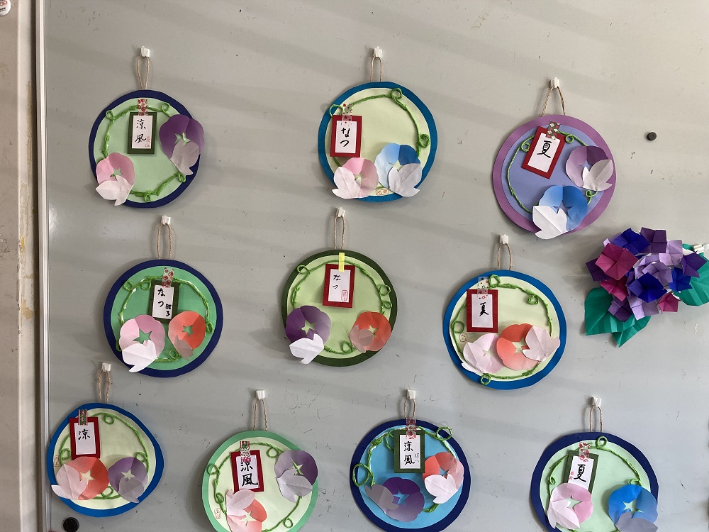 夏祭り装飾 盛夏スイカ花火プリーツハンガーL180cmディスプレイ 装飾 飾り販促イベント屋