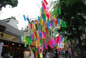 川口市 ふじの市商店街「川口七夕まつり」15時半頃の様子。初日7月3日。川口マガジン