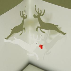 取扱終了 クリスマスカード スノートナカイ スノードームカード クリスマス プレゼント のインターネット通販山田文具店インテリア雑貨セレクトショップ