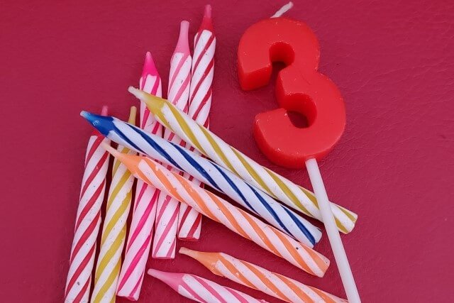数字キャンドル Decoration デコレーション