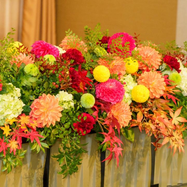 秋に結婚式を行う方必見！秋色テーブルコーディネート公式 大阪セントバース教会