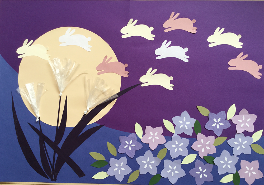 十五夜の折り紙の簡単な作り方。幼児でもかわいいお月見飾りが作れます♪幼稚園や保育園の製作にもおすすめ！おりがみっこⅡ